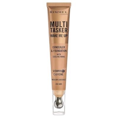 Rimmel London Multi-Tasker Wake Me Up Corrector y Base de Maquillaje Sand