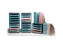 Exacompta Fichero Cajones Sobremesa Skandi DIN A4+ Polipropileno Reciclado 6 Cajones Colores Surtidos