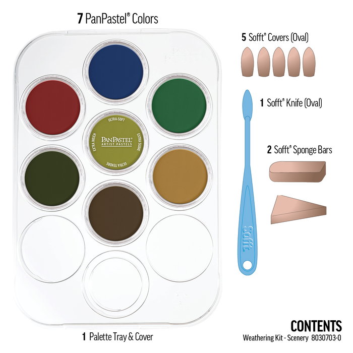 Panpastel 7 - Modeling Colors (Scenery) Set Panpastel 7 - Modeling Colors (Scenery) Set