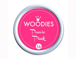 Woodies Almohadilla de tinta Panic Pink 38x22mm
