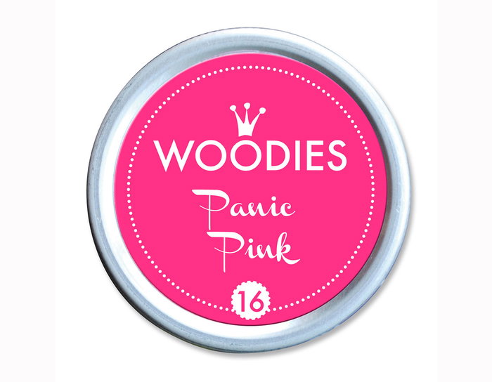 Woodies Almohadilla de tinta Panic Pink 38x22mm Woodies Almohadilla de tinta Panic Pink 38x22mm
