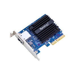 Synology E10G18-T1 Tarjeta de Red Interna 10GbE PCIe - 10000 Mbit/s - Compatible con Series DS/RS/FS - Negro/Azul