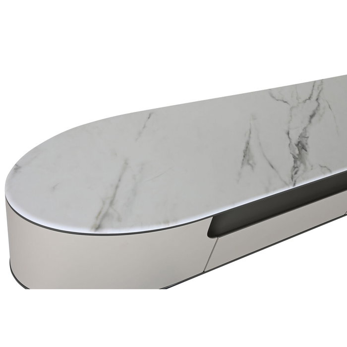 Mueble de TV Home ESPRIT Blanco Beige 220 x 42 x 41,5 cm Mueble de TV Home ESPRIT Blanco Beige 220 x 42 x 41,5 cm