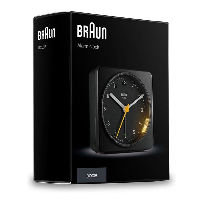 Braun BC 03 B Reloj despertador analógico Negro