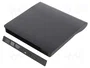 Qoltec Carcasa para Unidad de Disco Óptico CD/DVD SATA USB 2.0 12.7mm