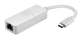 D-Link DUB-E130 USB-C a Gigabit Ethernet, Adaptador de Red Plug & Play