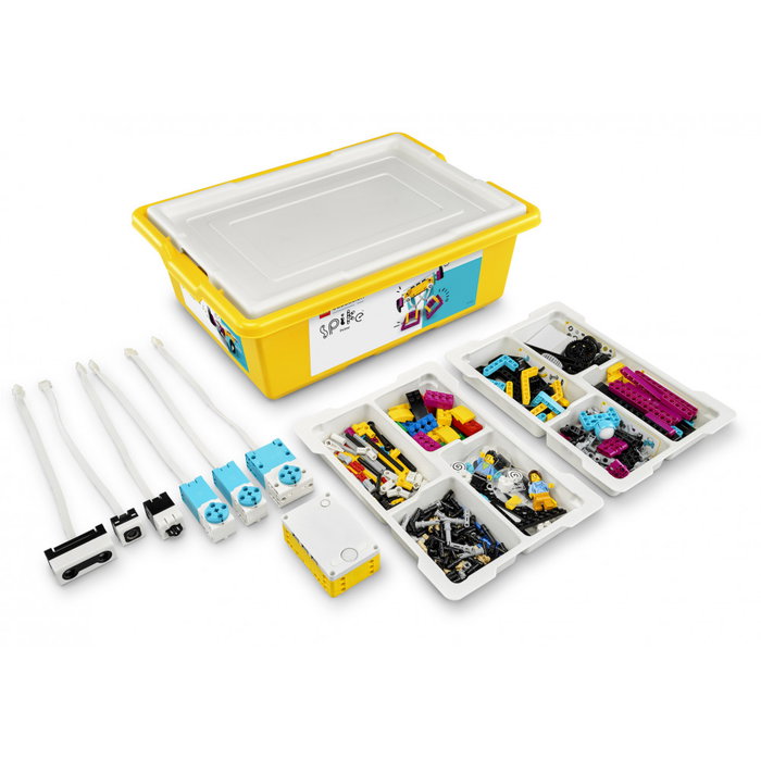 Lego Educacion Spike Prime Set STEAM para Alumnado de 11 a 14 Años con Hub Programable, Sensores y Motores LEGO Technic