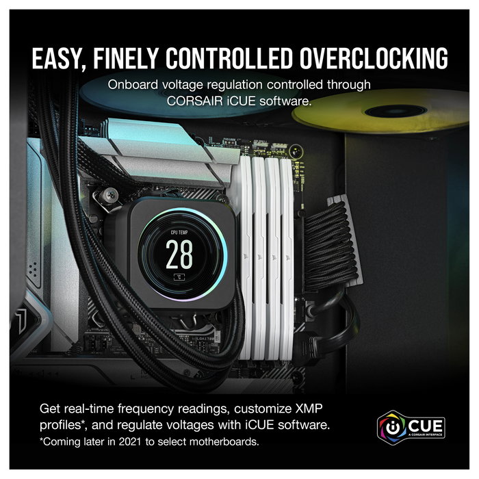 Corsair Vengeance CMK32GX5M2B6400Z36W Kit 32GB (2x16GB) DDR5 6400MT/s Blanco Corsair Vengeance CMK32GX5M2B6400Z36W Kit 32GB (2x16GB) DDR5 6400MT/s Blanco