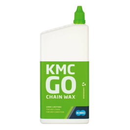 KMC GO WAX Cera Lubricante para Cadena, Micropelícula Hidrófuga, 500ml, Taller y Mantenimiento