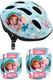 Reine Des Neiges RN246507 Conjunto Casco Coderas Rodilleras Frozen 50/56 cm