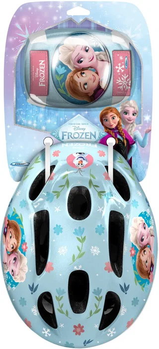 Reine Des Neiges RN246507 Conjunto Casco Coderas Rodilleras Frozen 50/56 cm