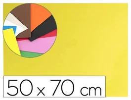 Liderpapel Goma eva Amarillo 50x70cm 1.5mm