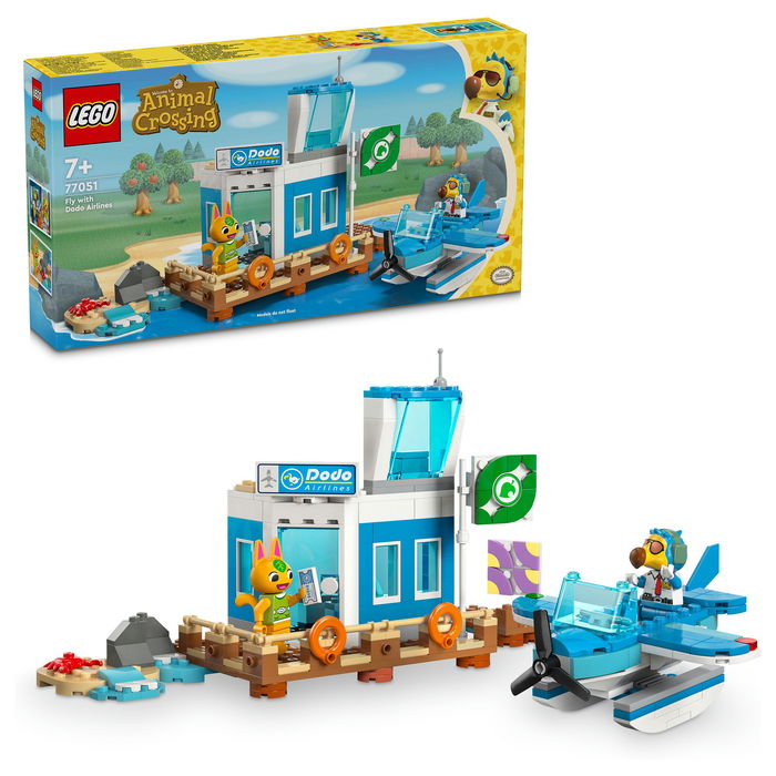 LEGO 77051 Animal Crossing Vuelo con Dodo Airlines Juego Construcción 292 Piezas 7+ Años