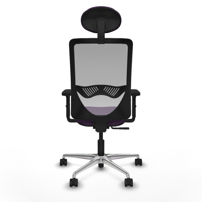 PIQUERAS Y CRESPO Silla de oficina Zulema con mecanismo Sincro, Morado y Gris PIQUERAS Y CRESPO Silla de oficina Zulema con mecanismo Sincro, Morado y Gris