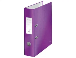 Leitz Archivador de Palanca WOW Cartón Forrado Din A4 80 mm Violeta