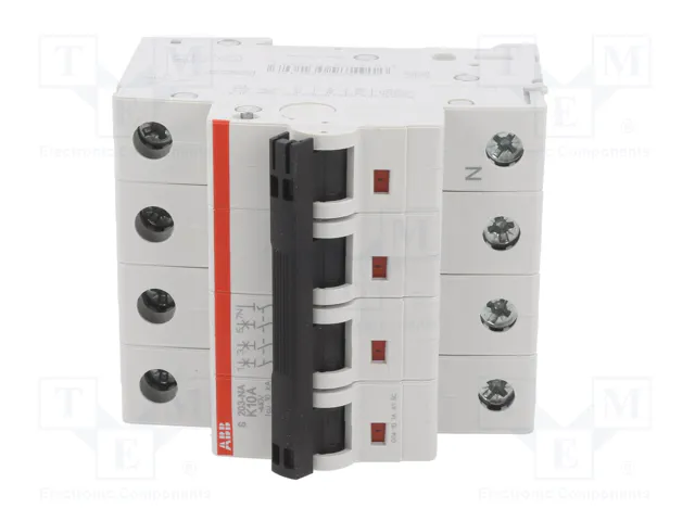 ABB Interruptor magnetotérmico MCB 3 polos 10A Caract. K