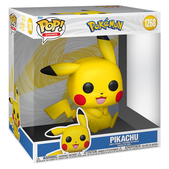 FUNKO Figura POP Jumbo Pokemon Pikachu FUNKO Figura POP Jumbo Pokemon Pikachu