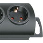 Brennenstuhl Regleta Premium-Line 4 tomas negro 1,5m