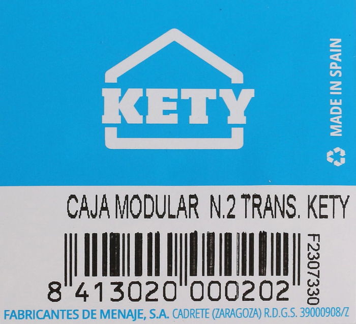 Kety Caja de Ordenación Modular 15 cm x 8 cm x 5.3 cm (24 Unidades)