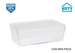 Kety Caja de Ordenación Modular 15 cm x 8 cm x 5.3 cm (24 Unidades)