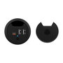 ICY BOX IB-HUB1407 Cargador USB de 30W con 3 Puertos, Power Delivery, Quick Charge 3.0, Negro, Cable 1.4m, para Interior