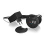 ICY BOX IB-HUB1407 Cargador USB de 30W con 3 Puertos, Power Delivery, Quick Charge 3.0, Negro, Cable 1.4m, para Interior