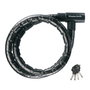 Master Lock Candado de Cable Blindado de 22 mm con Llave, Negro