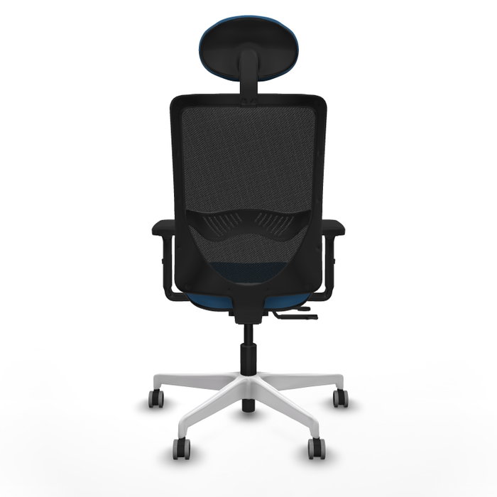 PIQUERAS Y CRESPO Silla de oficina Zulema Azul claro y Negro