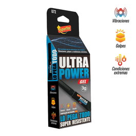 Supertite Adhesivo instantáneo ultra power gel 3 g