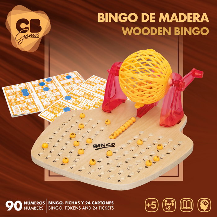 CB Games Bingo de madera