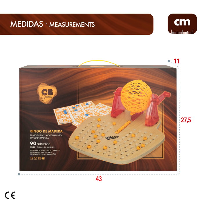 CB Games Bingo de madera