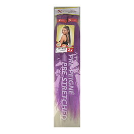 X-Pression Pre-Peigne Extensiones Sintéticas Lavender 1 Paquete (2 Unidades) listas para aplicar