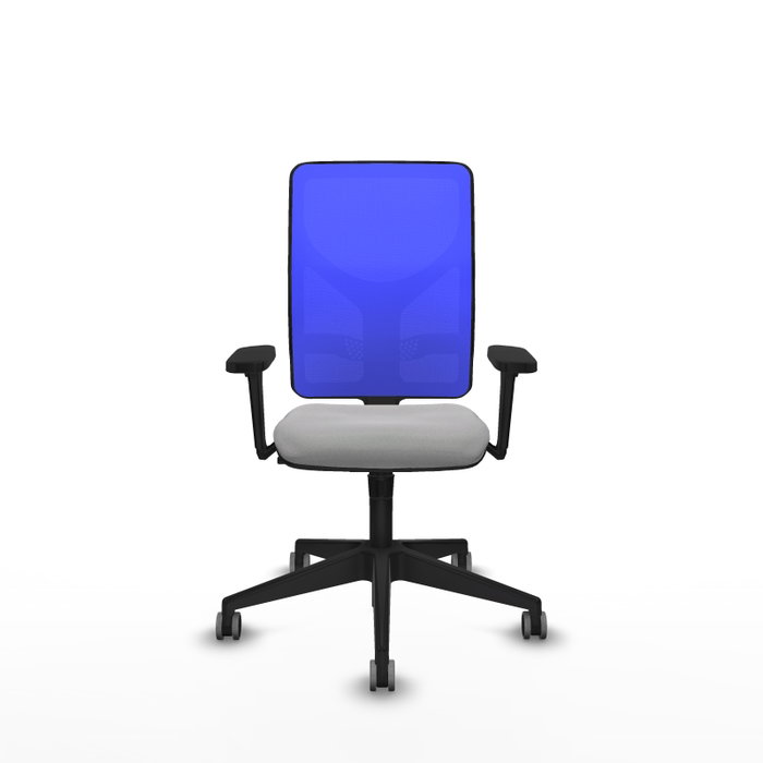 PIQUERAS Y CRESPO Silla de oficina Motilla con mecanismo Sincro, Gris claro y Azul PIQUERAS Y CRESPO Silla de oficina Motilla con mecanismo Sincro, Gris claro y Azul
