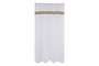 DKD Home Decor Nature23 Cortina Algodón Yute Poliéster Blanco Natural 260 x 260 x 140 cm