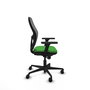 PIQUERAS Y CRESPO Silla de oficina Jorquera con mecanismo Sincro, Verde y Gris