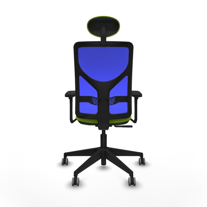 PIQUERAS Y CRESPO Silla de oficina Motilla con mecanismo Sincro, Pistacho y Azul PIQUERAS Y CRESPO Silla de oficina Motilla con mecanismo Sincro, Pistacho y Azul