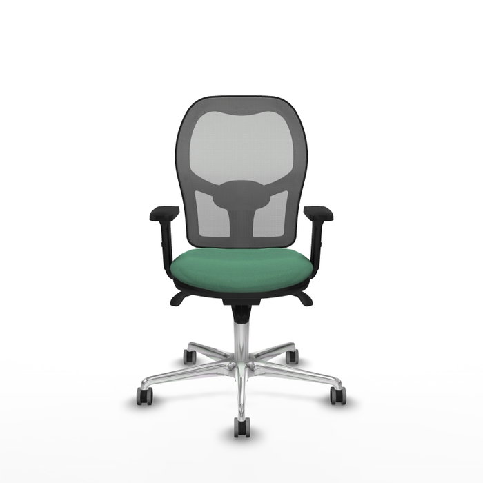 PIQUERAS Y CRESPO Silla de oficina Jorquera Verde Esmeralda y Gris