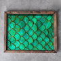Aberto Design REF010 Bandeja de Madera Maciza 48x38x4 cm Elegancia Atemporal para el Hogar