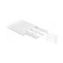 DeLOCK Canaleta para cables autoadhesiva 85 x 10 mm, 300 mm, 2 unidades, Blanco