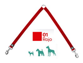 ARPPE Acople Dos Perros Nylon 35 cm x 1.5 cm Basic RJ=4077011501
