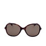 Polaroid PLD 4136/S Gafas de Sol Ovaladas Mujer Polarizadas UV400 54-19-145 Negro