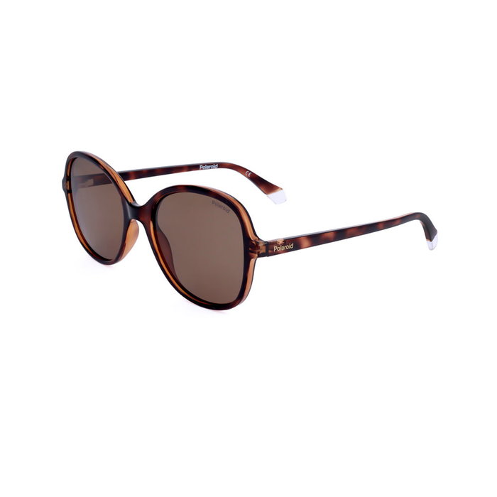 Polaroid PLD 4136/S Gafas de Sol Ovaladas Mujer Polarizadas UV400 54-19-145 Negro