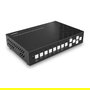 Lindy 32330 Switch KVM de 5 Puertos con Vista Multivisión 4K HDMI y USB-C, 4096x2160 Pixeles, 60Hz, 7.1 Audio, Negro