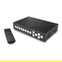 Lindy 32330 Switch KVM de 5 Puertos con Vista Multivisión 4K HDMI y USB-C, 4096x2160 Pixeles, 60Hz, 7.1 Audio, Negro