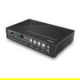 Lindy 32330 Switch KVM de 5 Puertos con Vista Multivisión 4K HDMI y USB-C, 4096x2160 Pixeles, 60Hz, 7.1 Audio, Negro