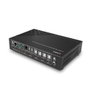 LINDY 32330 KVM Switch 5 Puertos 4K Ultra HD HDMI y USB Tipo C Negro