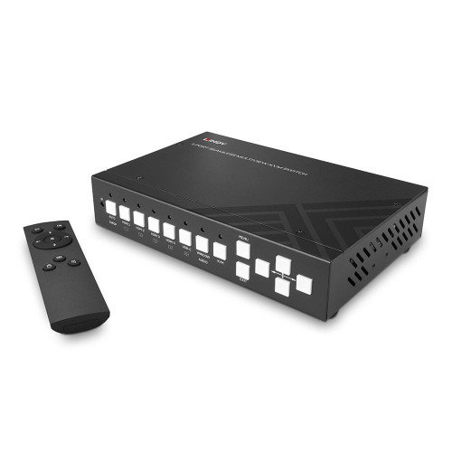 LINDY 32330 KVM Switch 5 Puertos 4K Ultra HD HDMI y USB Tipo C Negro LINDY 32330 KVM Switch 5 Puertos 4K Ultra HD HDMI y USB Tipo C Negro