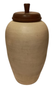 DKD Home Decor Tibor Terra Cotta Mango Crudo con Tapa