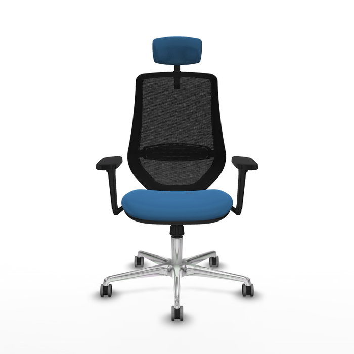 PIQUERAS Y CRESPO Silla de oficina Mardos con mecanismo Sincro, Azul claro y Negro PIQUERAS Y CRESPO Silla de oficina Mardos con mecanismo Sincro, Azul claro y Negro