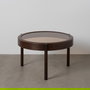 Mesa Centro Marrón Oscuro 75 X 75 X 46 cm